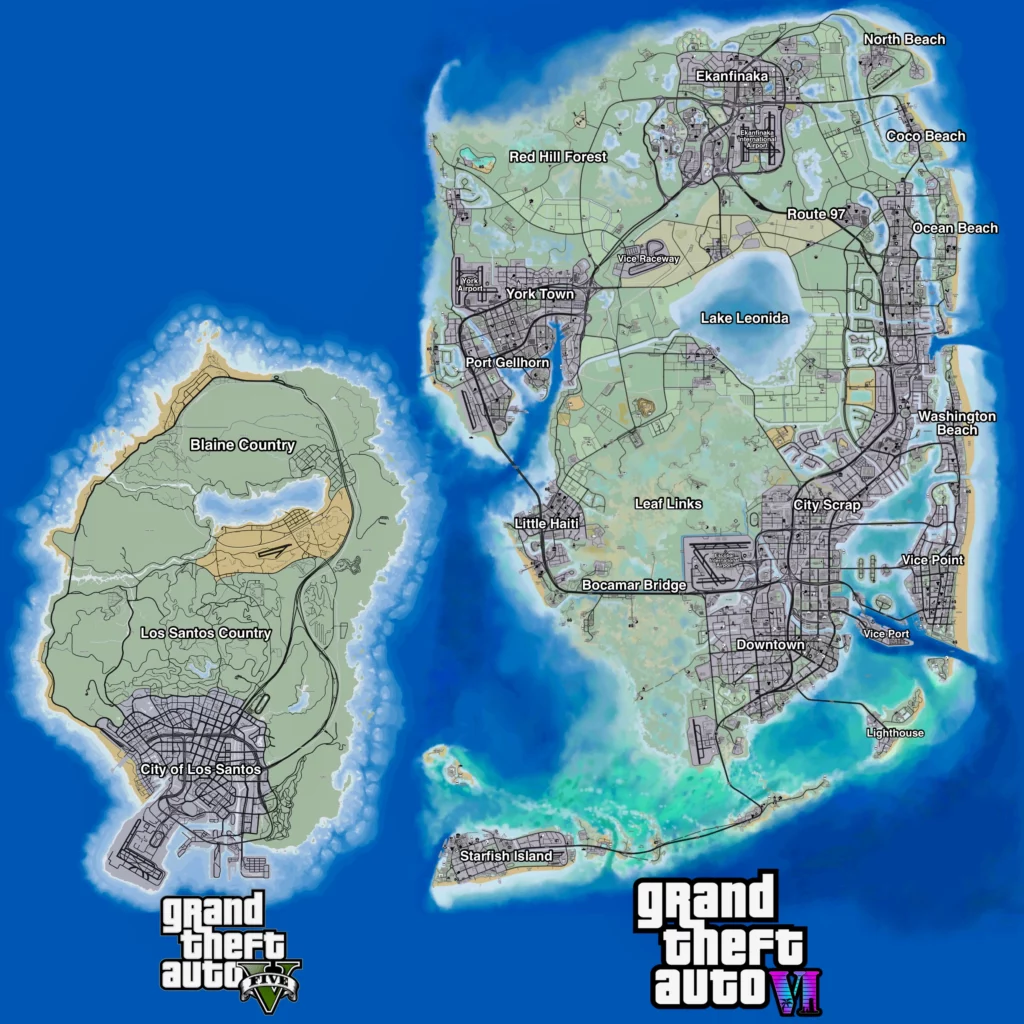 GTA VI Map