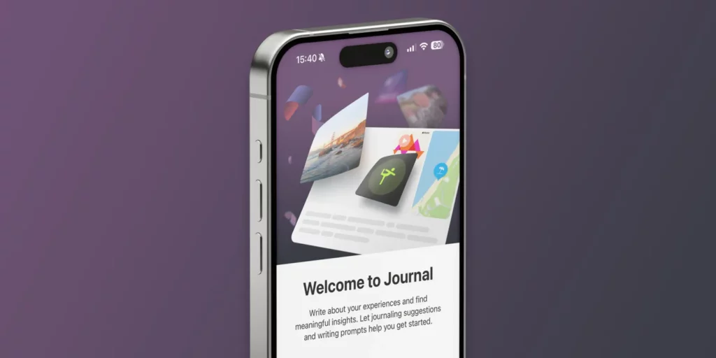 Apple Introduces journal App