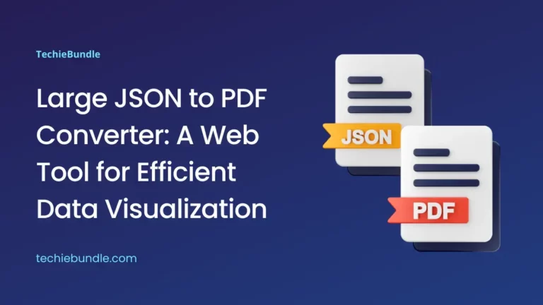 Large json to pdf converter