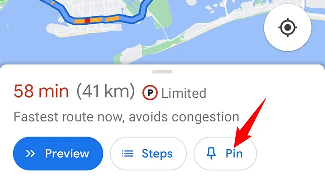 How to save a route on Google Maps?