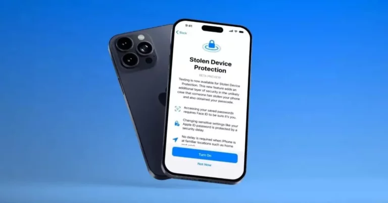 Stolen Device Protection iPhone