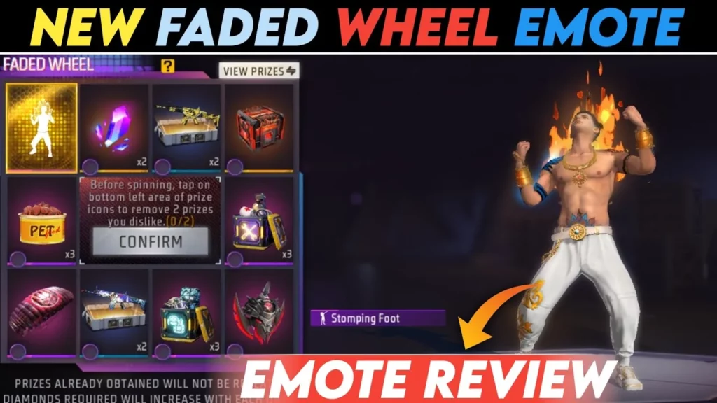 Free Fire Faded Wheel Unlock the Stomping Foot Emote and More