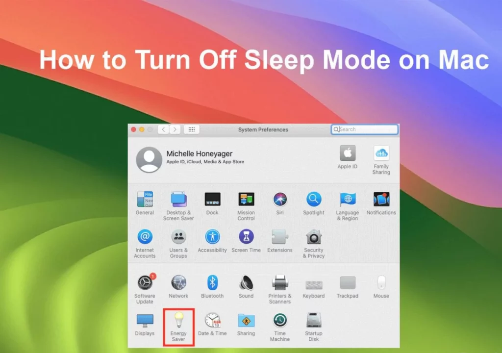 How To Off Sleep Mode In MacOS Sonoma