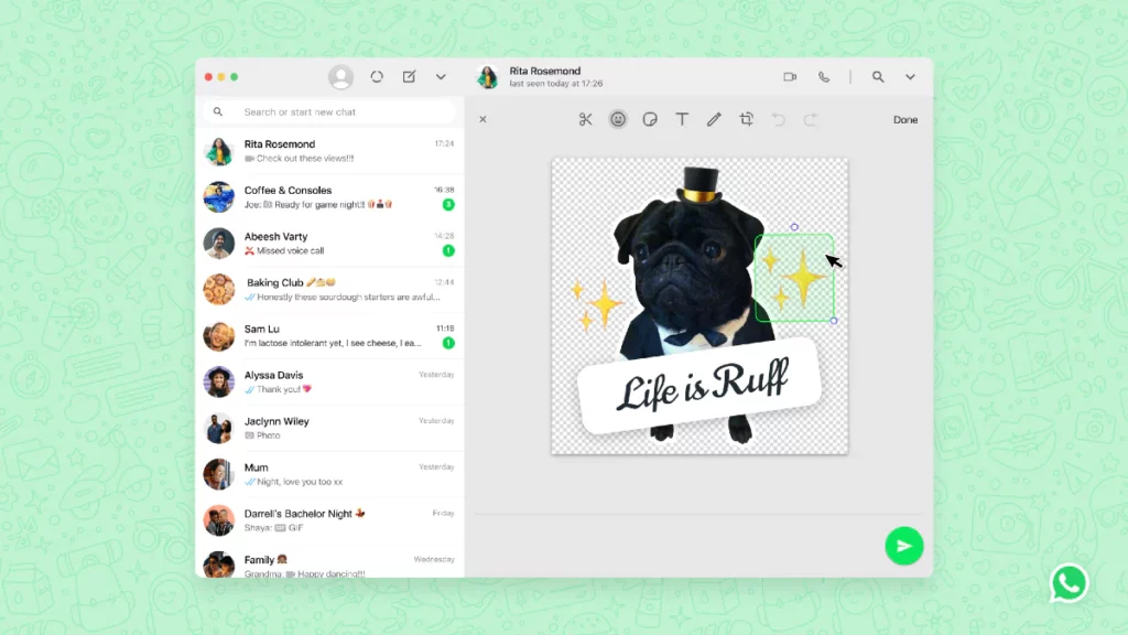 WhatsApp is Rolling out the Create Custom Stickers Feature for Web and iOS
