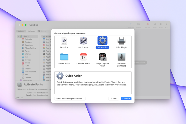 How to change quick actions in MacOS Sonoma easily?