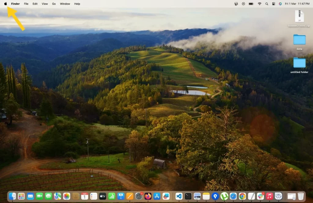 Mac’s screen resolution in macOS Sonoma