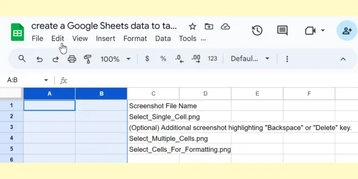 How to Clear Cell Contents in Google Sheets A Step by Step Tutorial 4