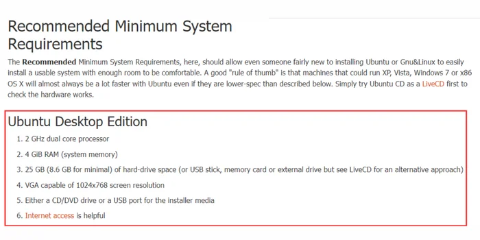 System Requirements for Linux